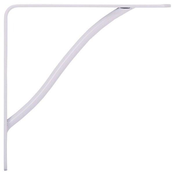 Prosource Bracket Shelf Deco White 6X6In SB-006PS